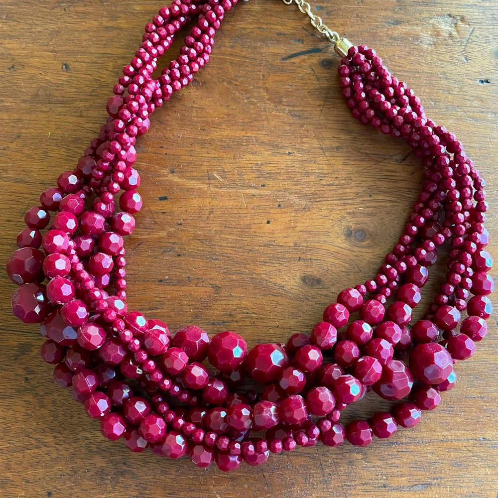 Talbots Chunky Beaded Necklace